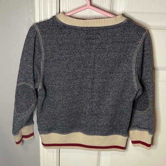 Roots Kids Sweater with Navy and Beige Accents - Picture 4 of 4